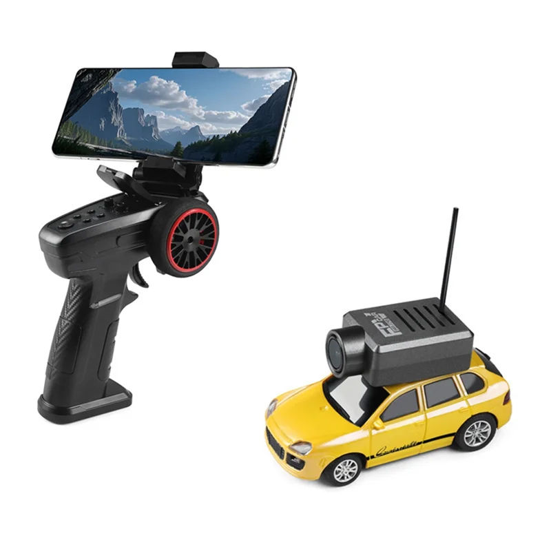 TTKK-6401 FPV RC سيارات 1:64 مع 720P FPV كاميرا واي فاي APP التحكم 2.4G التحكم عن بعد FPV VTX طقم سيارة سباق صغير