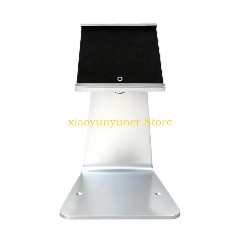 P9JB Metal POS Screen Holder with Fixed Angled Support and Integrated Lock for a Defined Counter Operation and Customer Display
