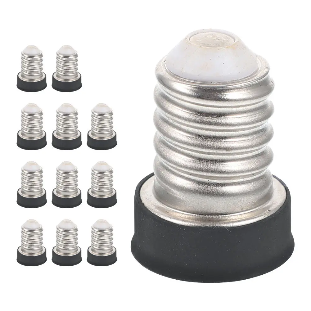 

12Pcs E14 E12 Light Socket Converter Bulb Adapter Lamp Holder Candelabra Socket Adaptor for Home Office Lighting Fixture