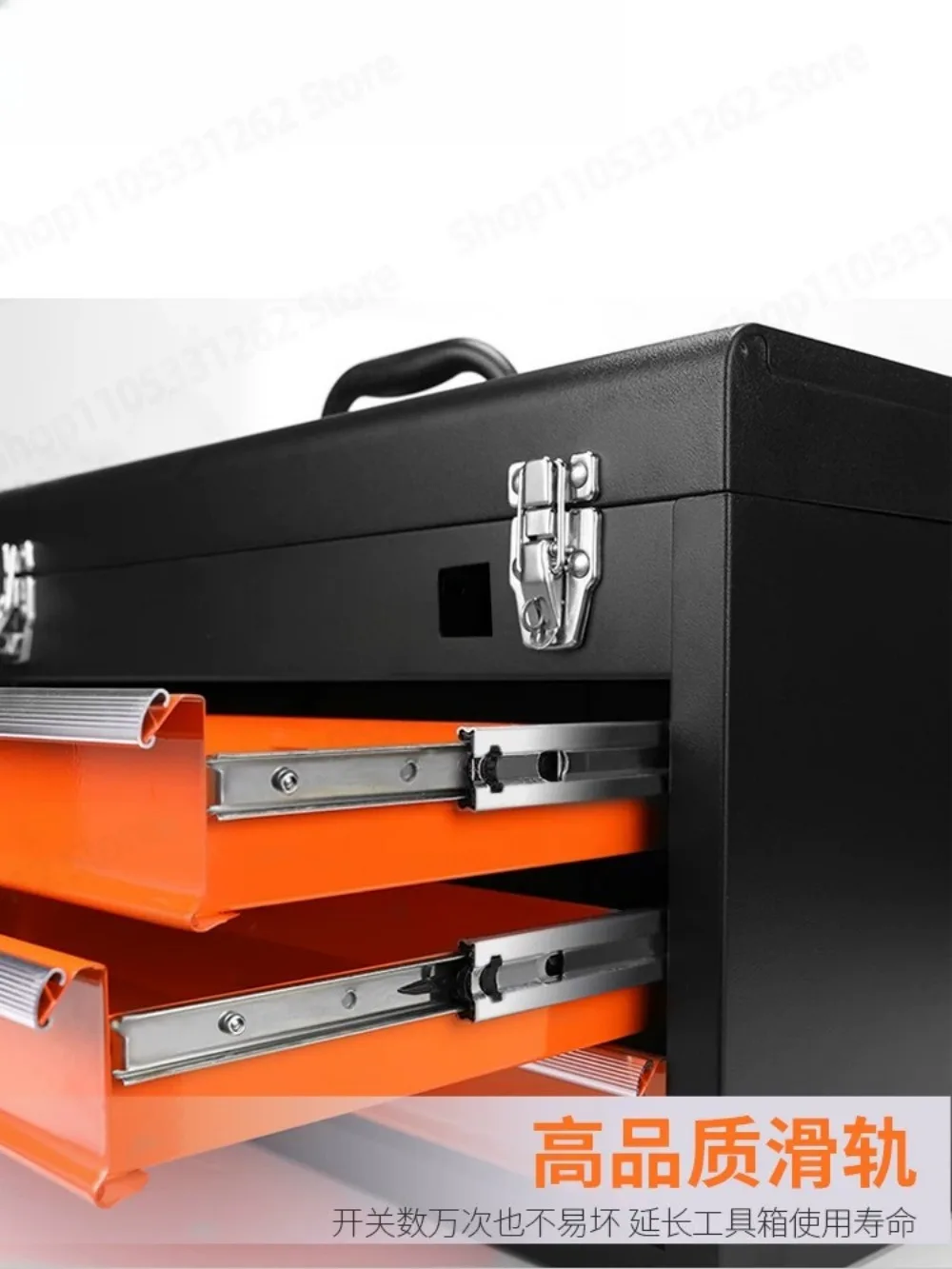 Large Portable Tool Box Multi Function Hardware Lined Electrical Equipment Case