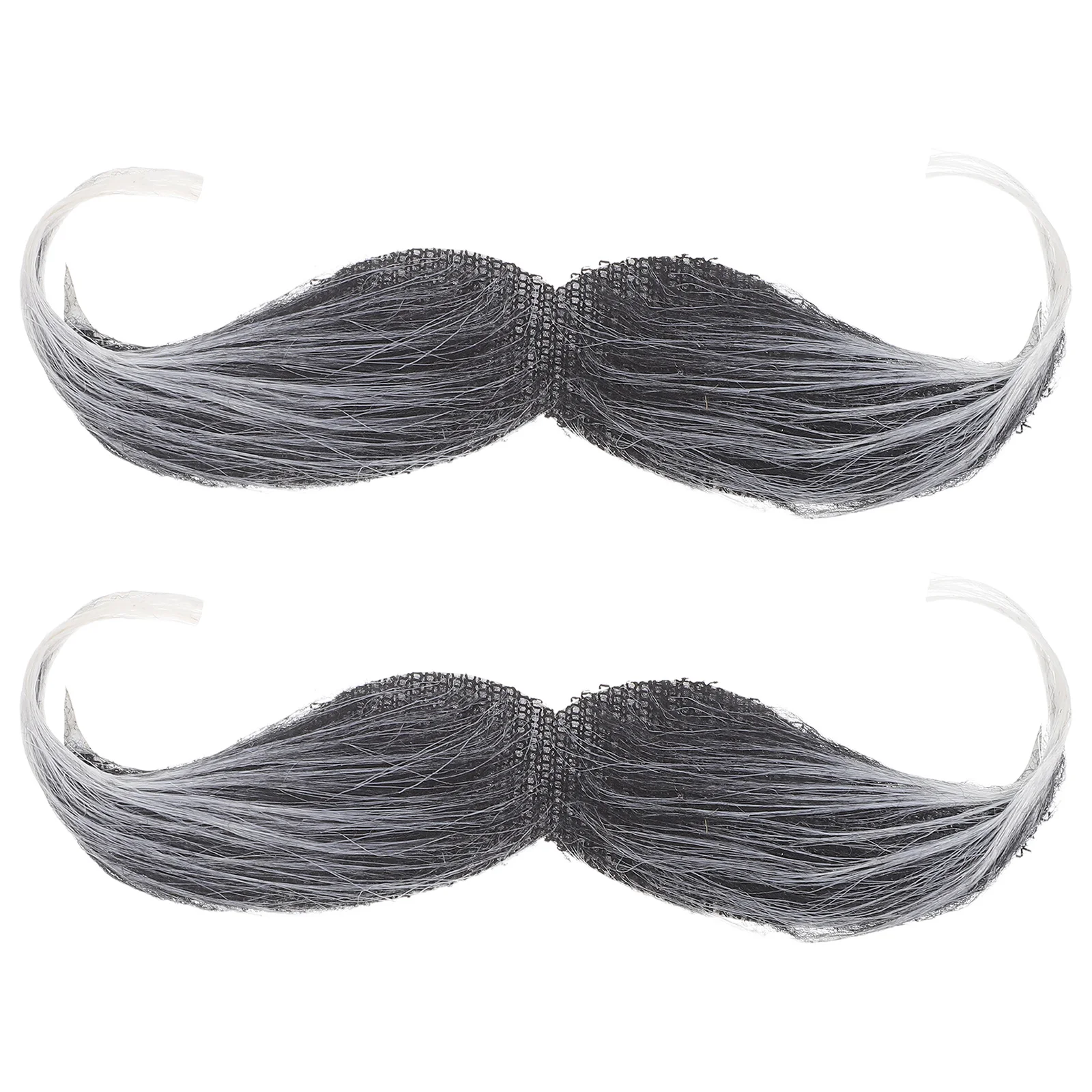 Fausse barbe réaliste pour hommes, 2 pièces, fausse moustache simulée pour Halloween, décor de fête, matériau sûr