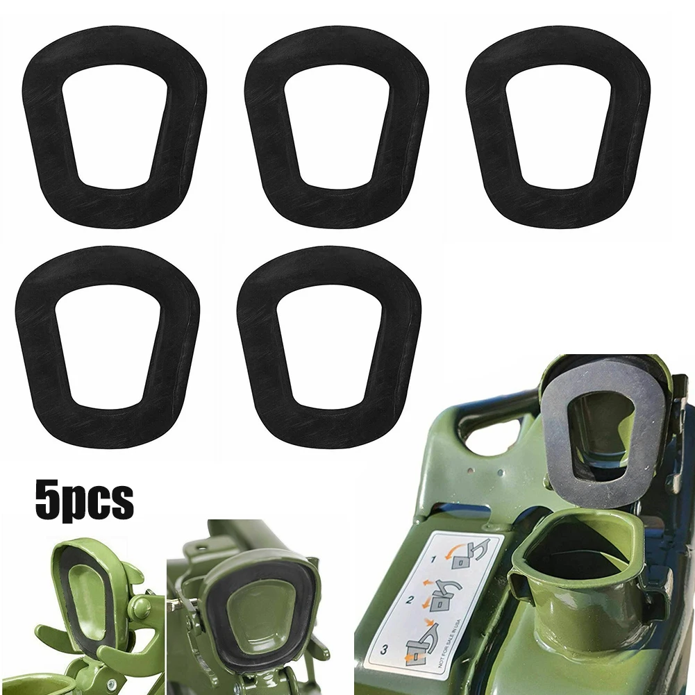 5PCS Car Petrol Fuel Seal Rubber Seal Petrol Canister Gasket For 5L 10L And 20L Jerry Cans Fuel Storage Container Closure