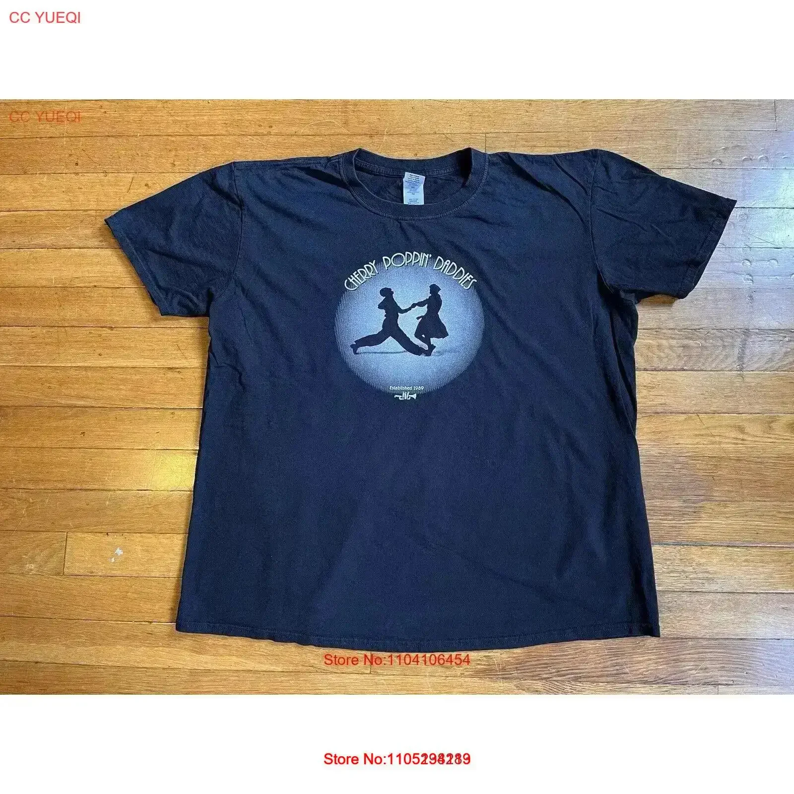 Cherry Poppin Daddies Established 1989 T Shirt Men s Extra Large Black vintage Washed Casual Top For Everyday Wear vintage