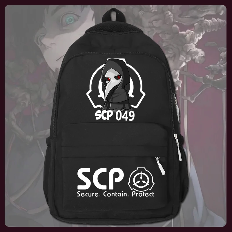 

Anime Game SCP Special Containment Procedures Foundation Cos Etc. Unisex 2024 New Casual Simple Backpack Gift