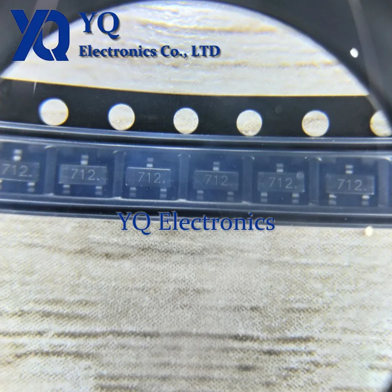 

100PCS/lot New OriginaI SM712.TCT CDSOT23-SM712 712 SOT23 Lightning and anti-static protection diode