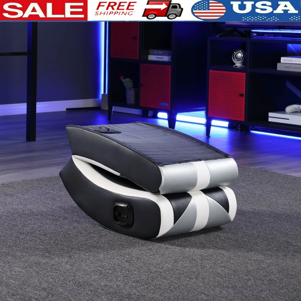 

Navigator Floor Rocker Gaming Chair with RGB Lighting Immersive 2.0 Audio Ergonomic Design Easy Setup Kids Gaming Movie