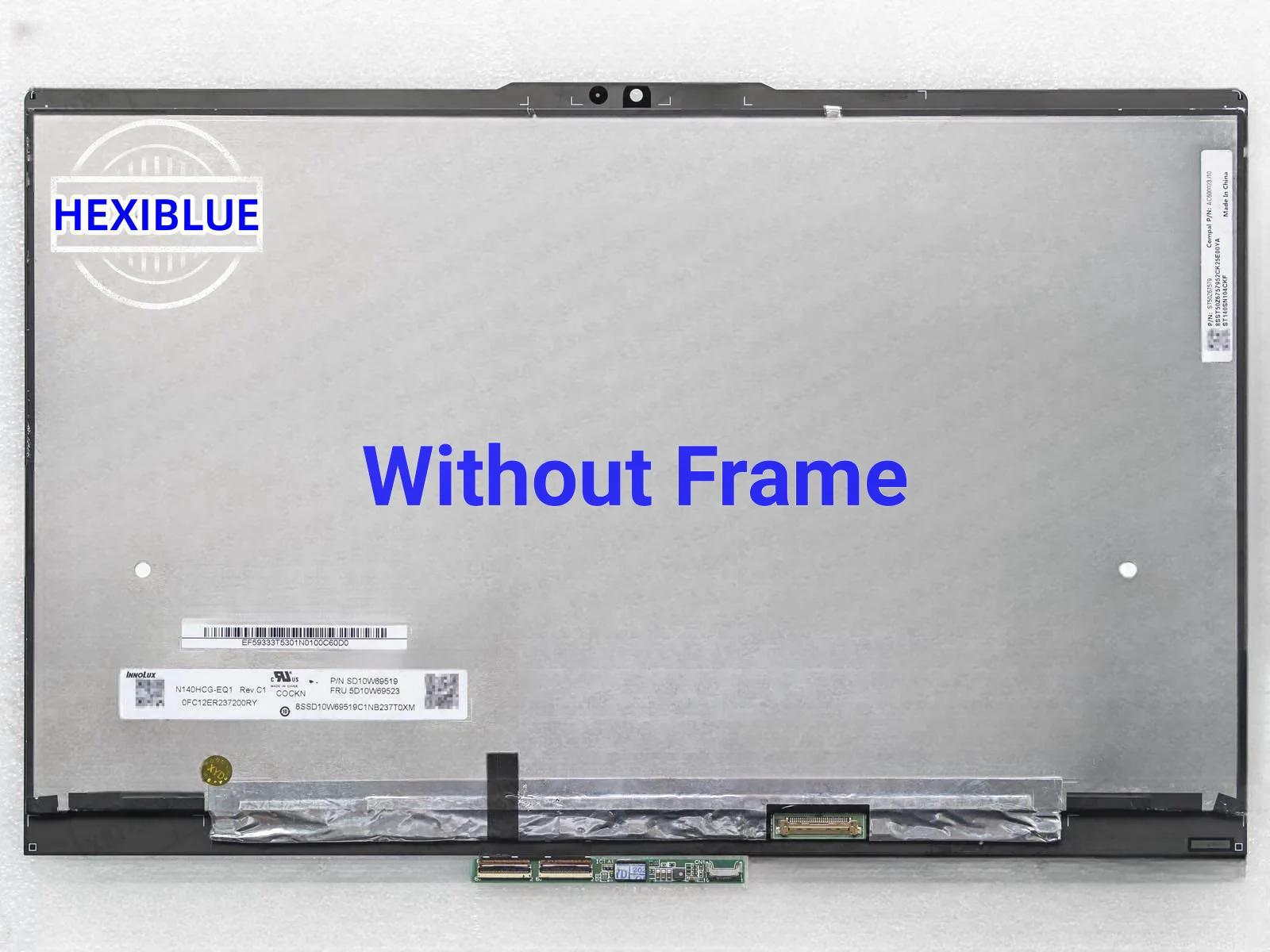 Imagem -02 - Lcd Touch Screen Digitizer Assembly para Lenovo Thinkbook 14s Yoga Itl 20we 5d10s39683 Substituição do Display Fhd 1920x1080 14.0