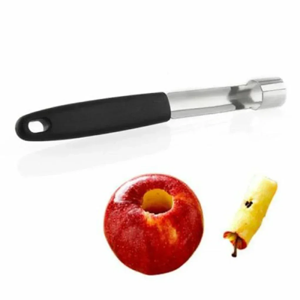 Pear Corer for Apple Core Remover Fruit Slicers Cutter Black Stainless Steel Kitchen Tool Home Gadgets  Kichen Accessories