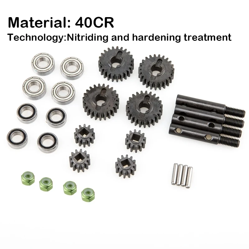 เพลาล้อพอร์ทัลแข็งแรดสำหรับ SCX10แกนเพลาชดเชย III Capra (VP) อัพเกรดเต็มชิ้นชุด mobil RC