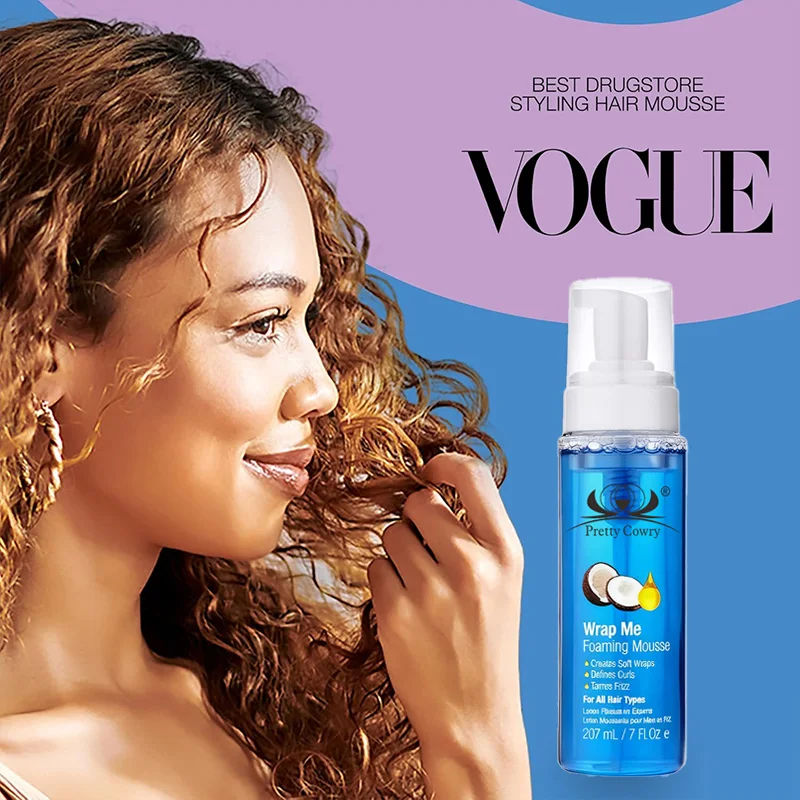 

Coconut Oil & Shea Wrap Me Foaming Curl Mousse | Creates Soft Curls | Anti-Frizz | Hair Mousse Suitable for Curly Hair