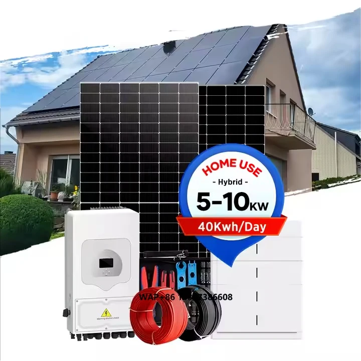 

Solar Pv Energy System 5kw 6kw 8kw 10kw Off Grid Home Solar Power System With Battery One Plate Price Whole House