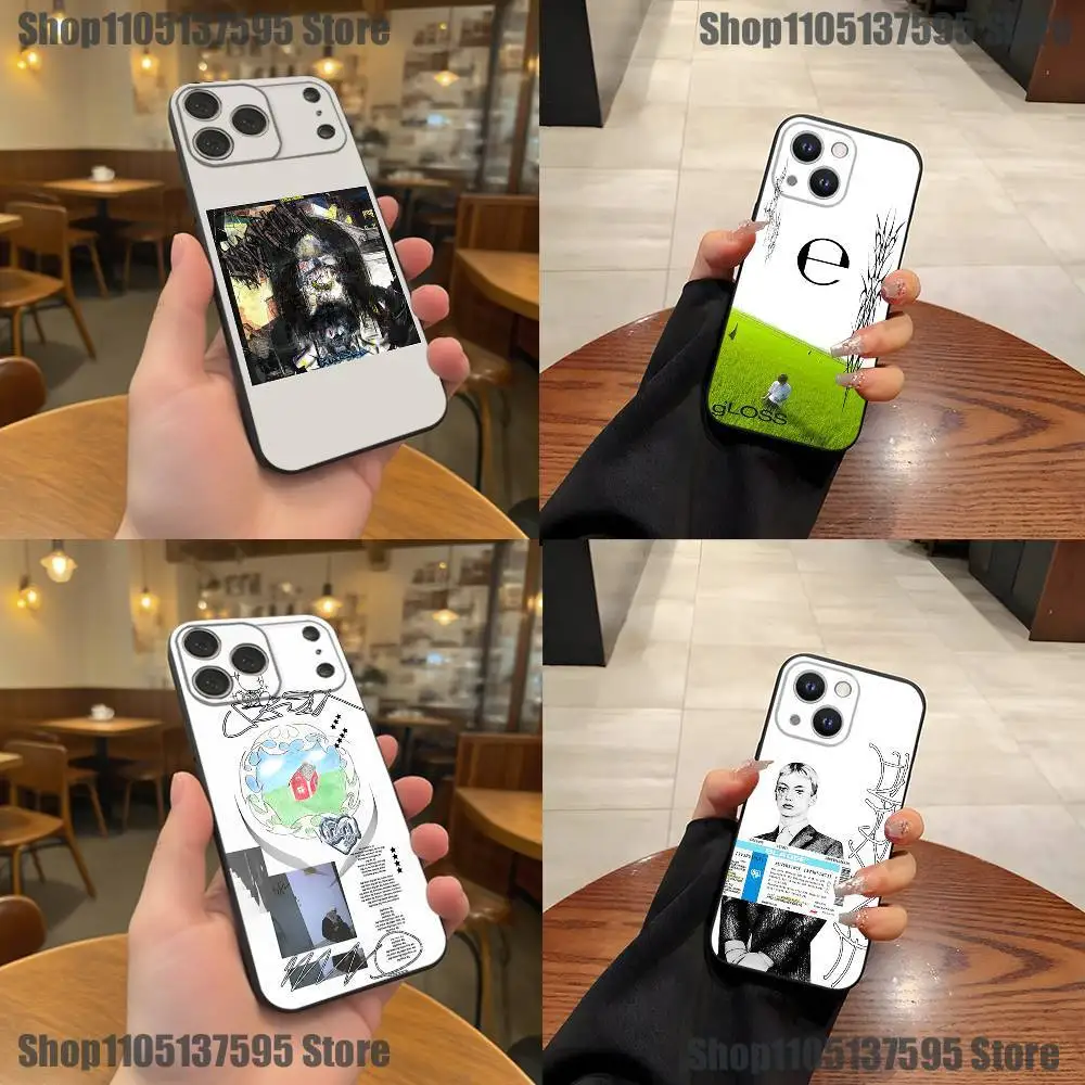 

Singer Bladee 333 Albums Phone Case For iPhone 17,16,15,14,13,12,11,Pro,XS,Max,XR,Plus,E,SE4,Mini Black Soft Cover