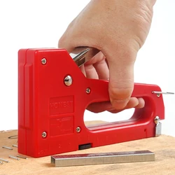 Stapler Kit - Adjustable for 4-8mm 0.16-0.32inch Length Staples, for DIY Furniture Upholstery and Woodworking, Includes Staples