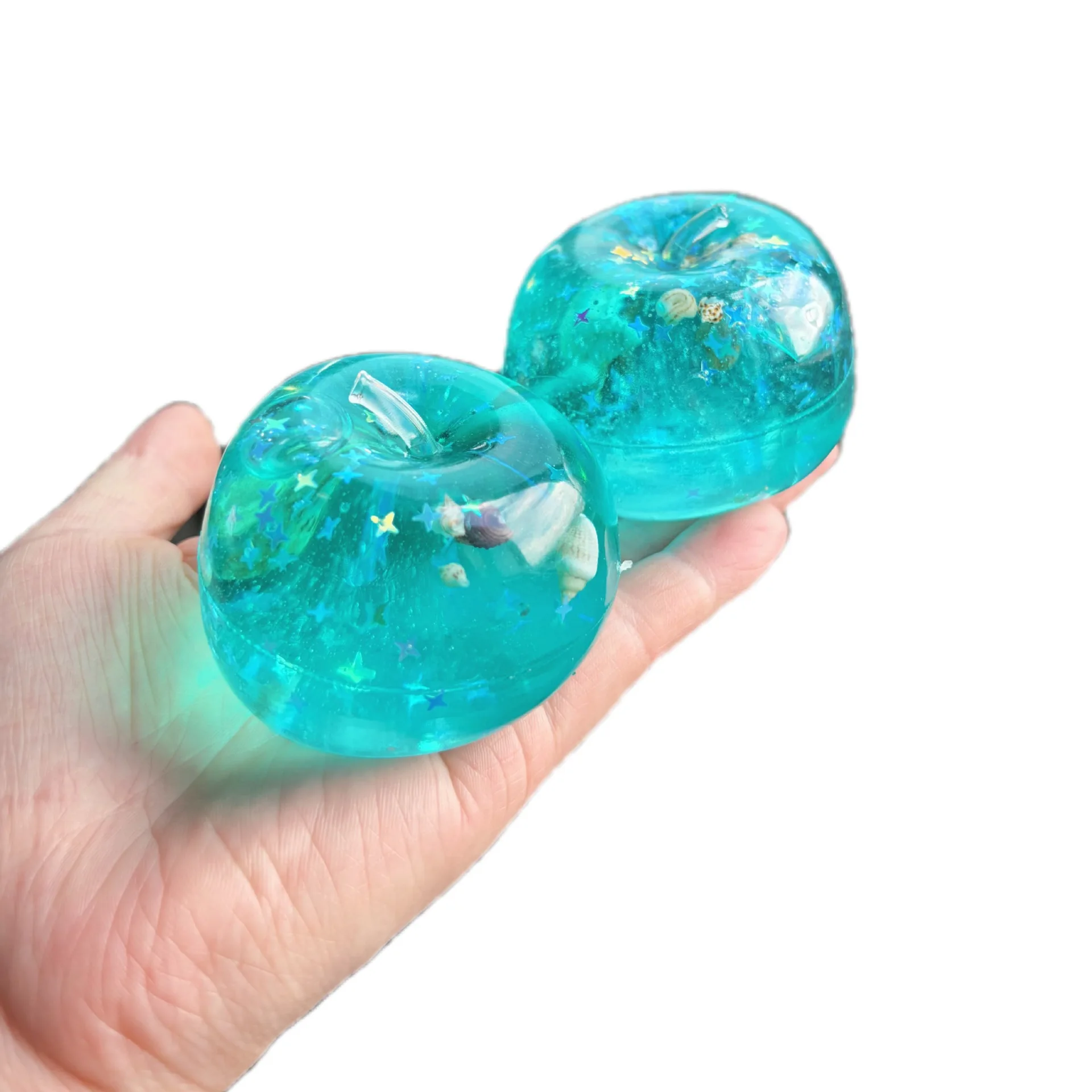 Soft Ocean Squishy Sensory Toy Pressure Relief Ball Maltose Fidget Squeeze Toy for Autism Stress Anxiety Relief image 6