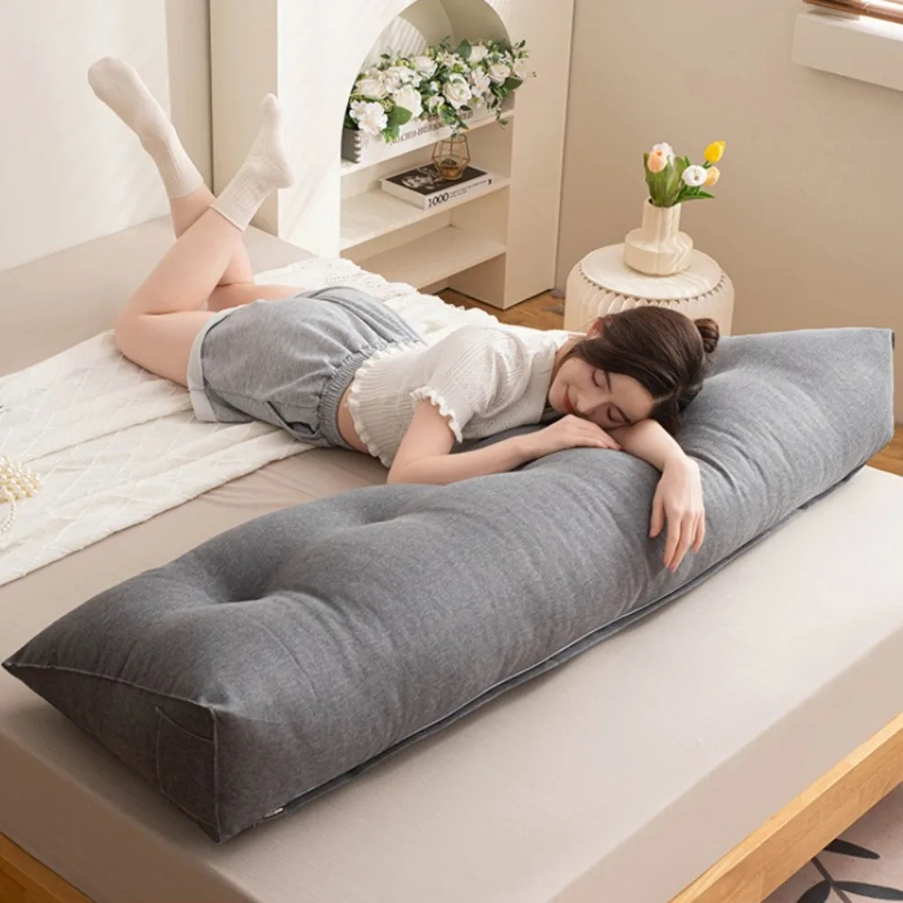 

Large Triangular Positioning Support Bolster Cushion Headboard Wedge Backrest Positioning Support Bed Rest Reading Pillows Full