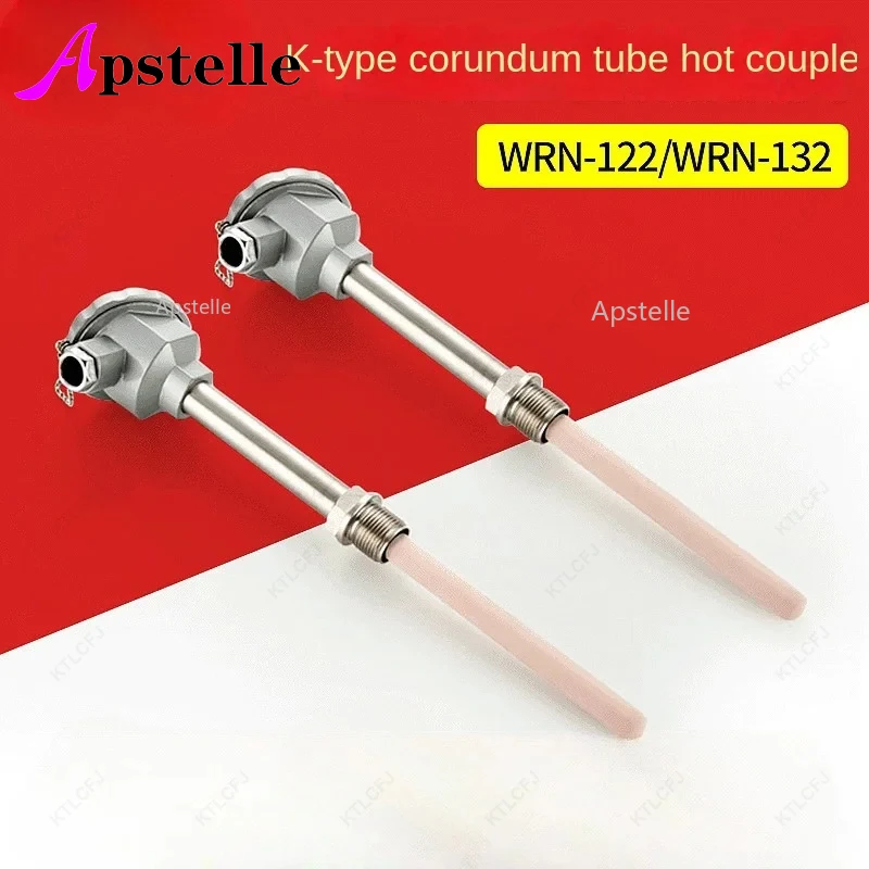 APSTELLE-Sensor de temperatura termoeléctrico para industria química, termopar ambiental de acero al carbón, platino, rodio, tipo K, 1 unidad