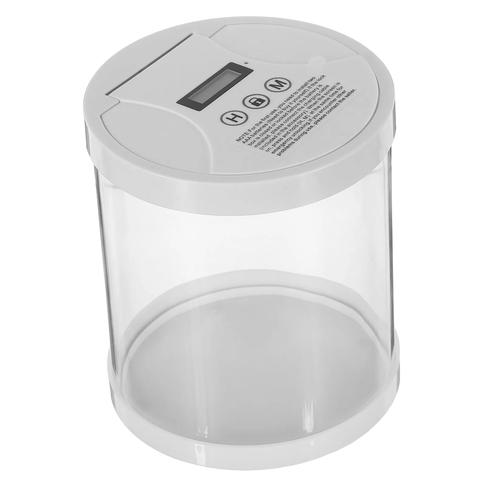 1Set Smart Phone Lock Box Timer Self-Discipline Phone Locker for Students Office Home Clear Timed Lock Safe Container Effective
