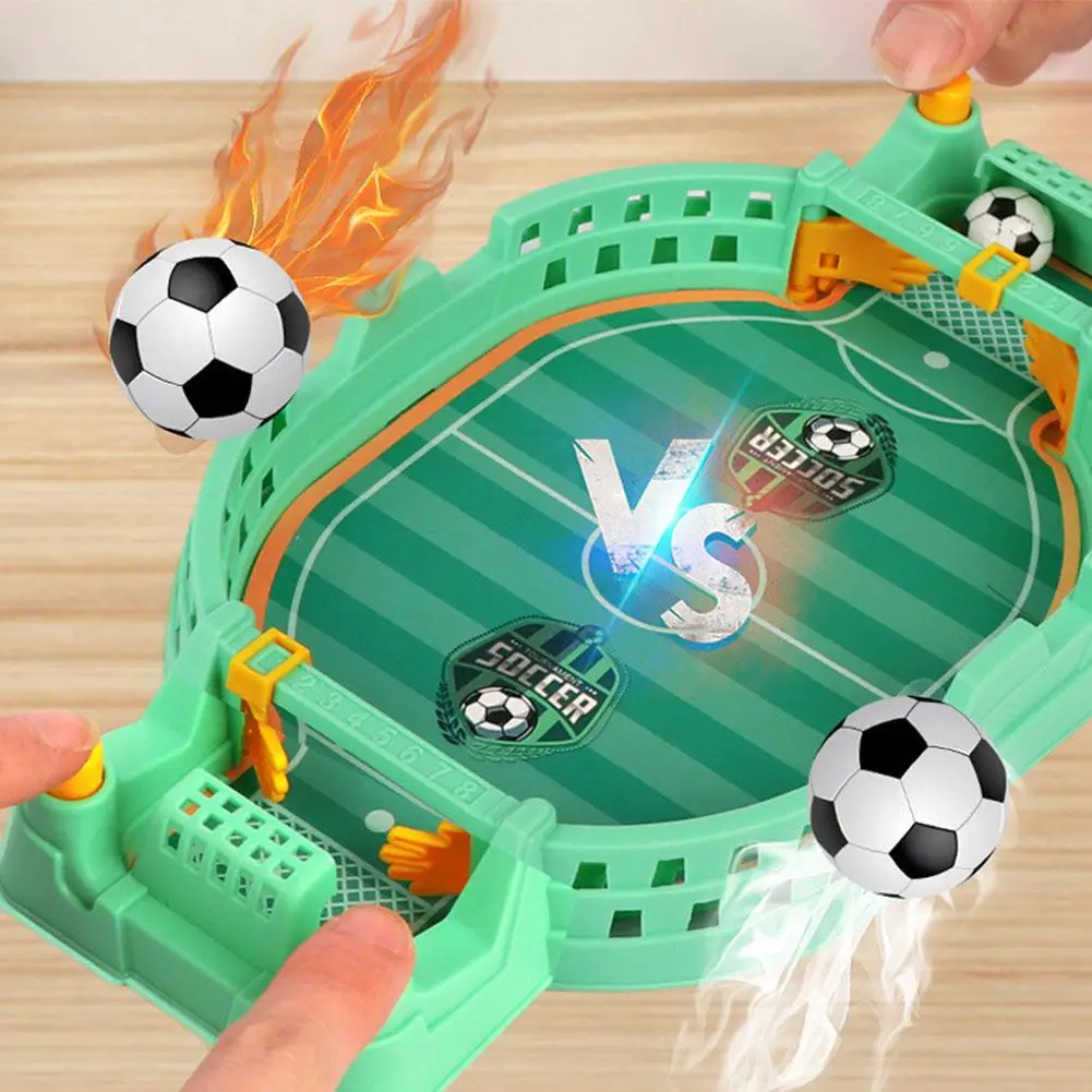 Soccer Tabletops Competition Sports Games Football Table Mini Tabletop Interactive Game Desktop Catapult Toys For Children P6G0