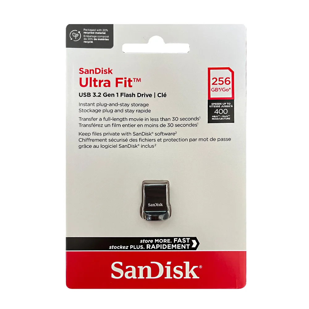 USB-накопитель SanDisk Ultra Fit USB 3.2 CZ430 32 ГБ 64 ГБ 128 ГБ 256 ГБ 1 ТБ, мини-флешка, флеш-диск, USB-флешка, USB-накопитель