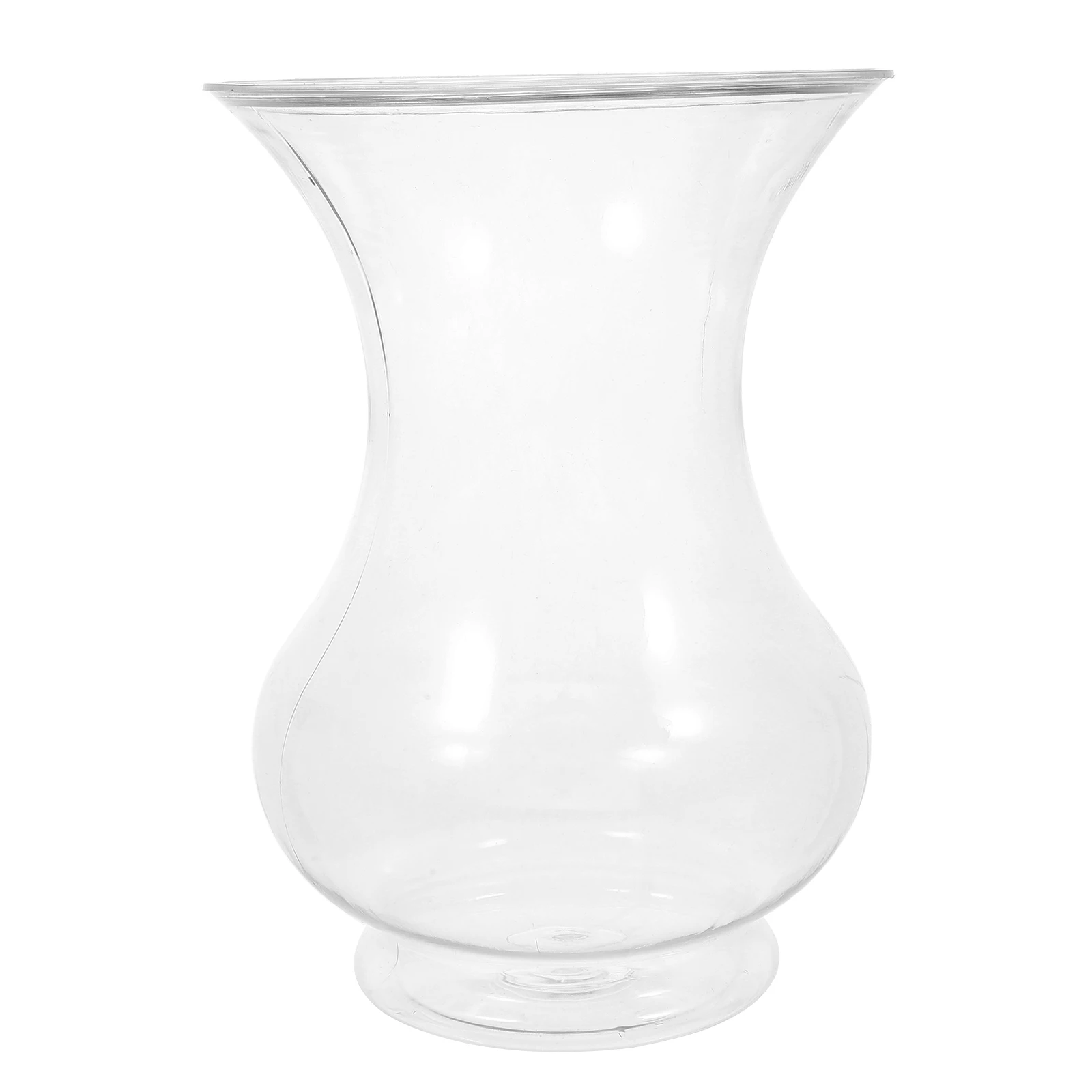 

1Pcs Clear Flower Vase Bottle: Stylish Table Centerpiece for Dried Flowers and Artificial Floral Arrangements