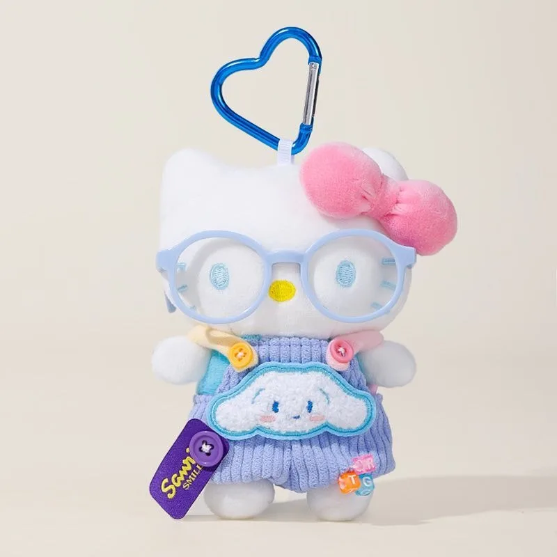 Sanrio Kawaii Hello Kitty mignon jouet en peluche magicien Collection peluche poupée sac à dos pendentif porte-clés fille vacances cadeau d'anniversaire