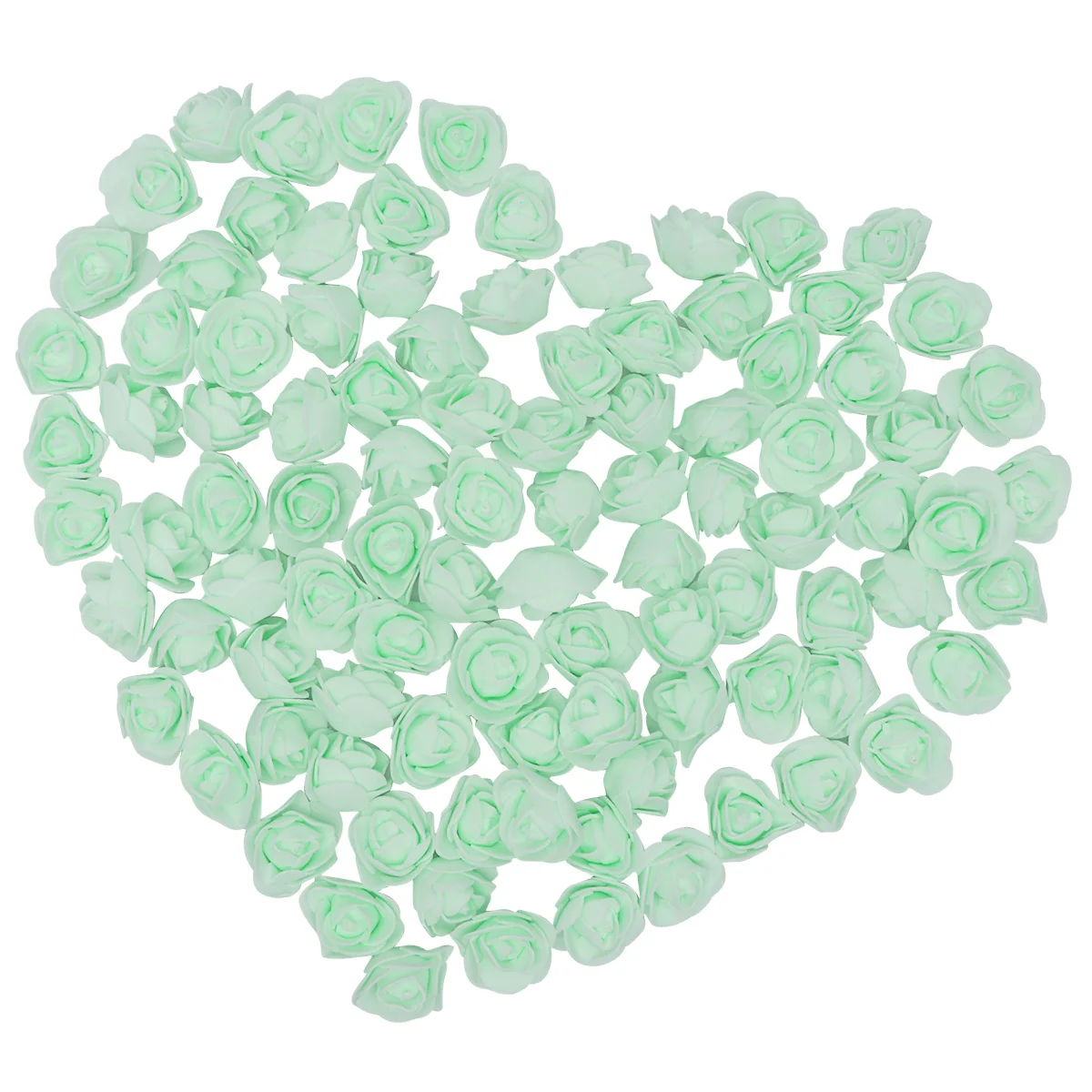 

100Pcs Artificial Rose Heads 3.5cm Lifelike Fabric Wedding Party Home Decoration DIY Bouquets Centerpieces Reusable