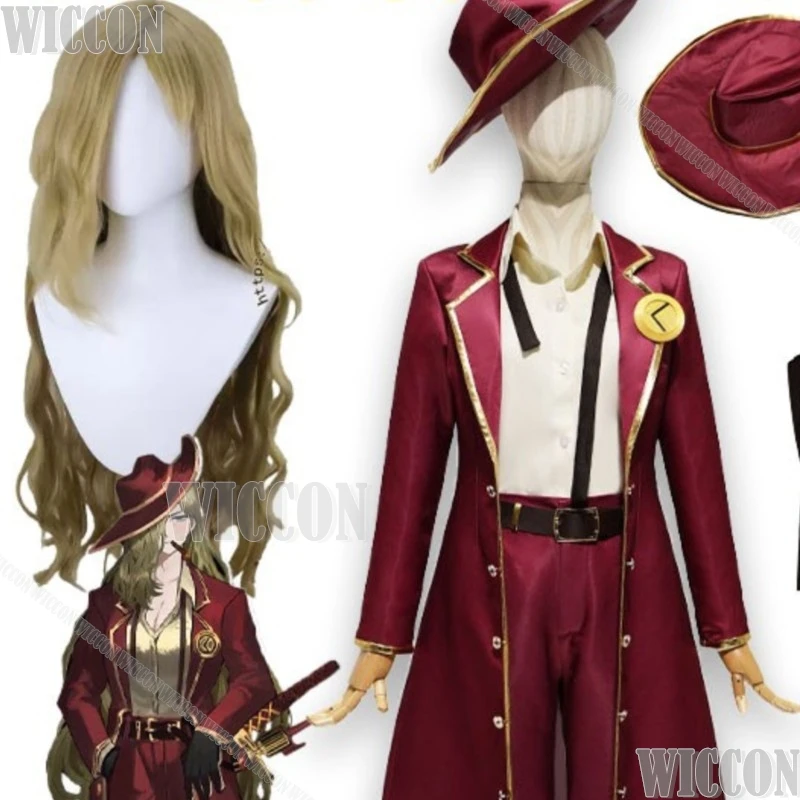 Costume de cosplay Limbus Company Valencina avec accessoires de lames doubles, tenue de jeu d'anime, ensemble de cosplay pour Halloween et Comic Con