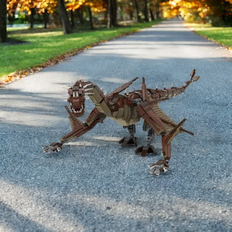 

1708PCS Fantasy World Wyvern Flying Creature Model Moc DIY Education Model Building Blocks Fantasy Assembly Toy