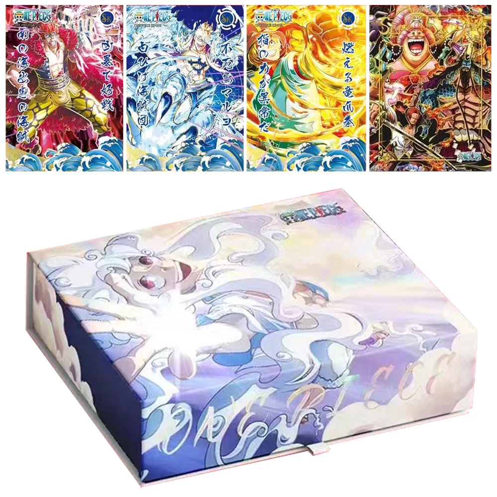 

Wholesale New One Piece Cards Chaolaotou Anime Character Luffy Sanji Booster Box Kid Toy Birthday Party Gift Rare SP SSP card