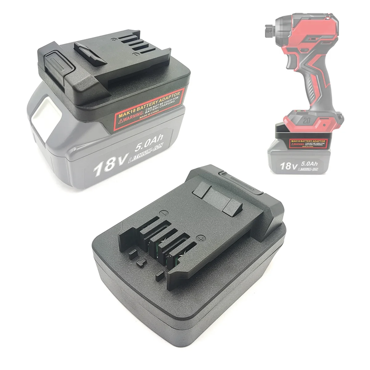 Imagem -02 - Bateria Adapter For Makita Bateria Conversion Tool Lithium Battery Tool Converter 18v Skil 20v