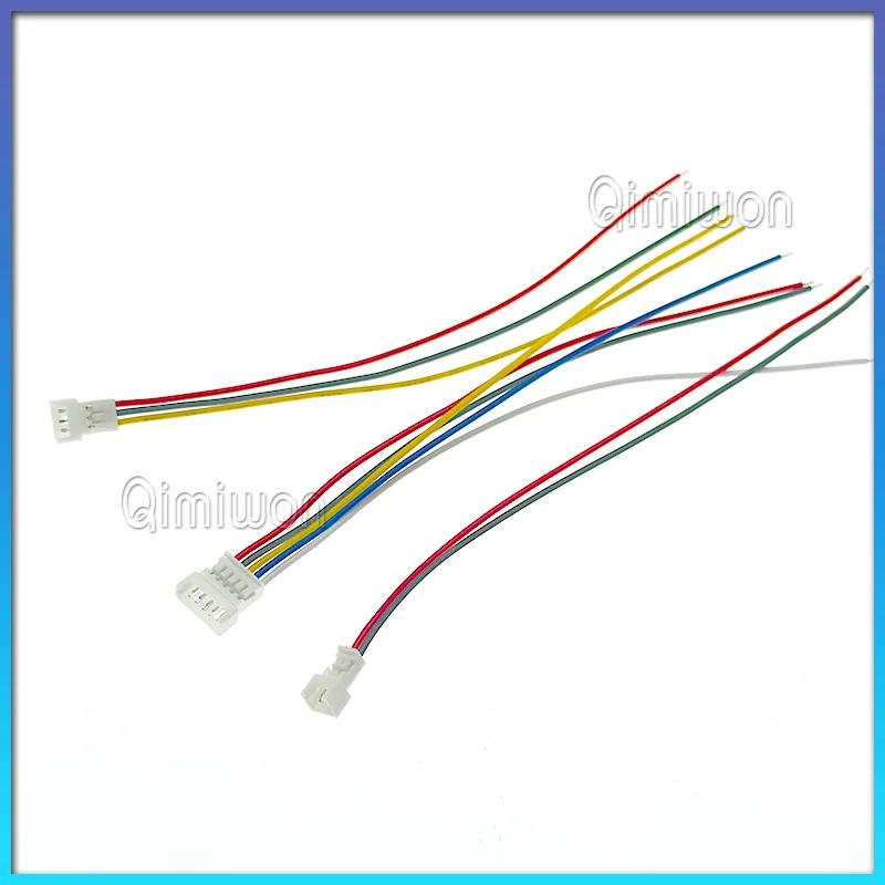 MX1.25mm aerial docking cable 2P3p4p5p12p single head 28#male and female plug-in cable docking terminal wire color ribbon cable