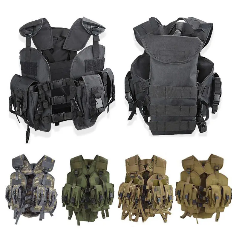 

Tactical Chest Rig Harness Vest Outdoor Climbing Protection Armor Gear Carry Bag