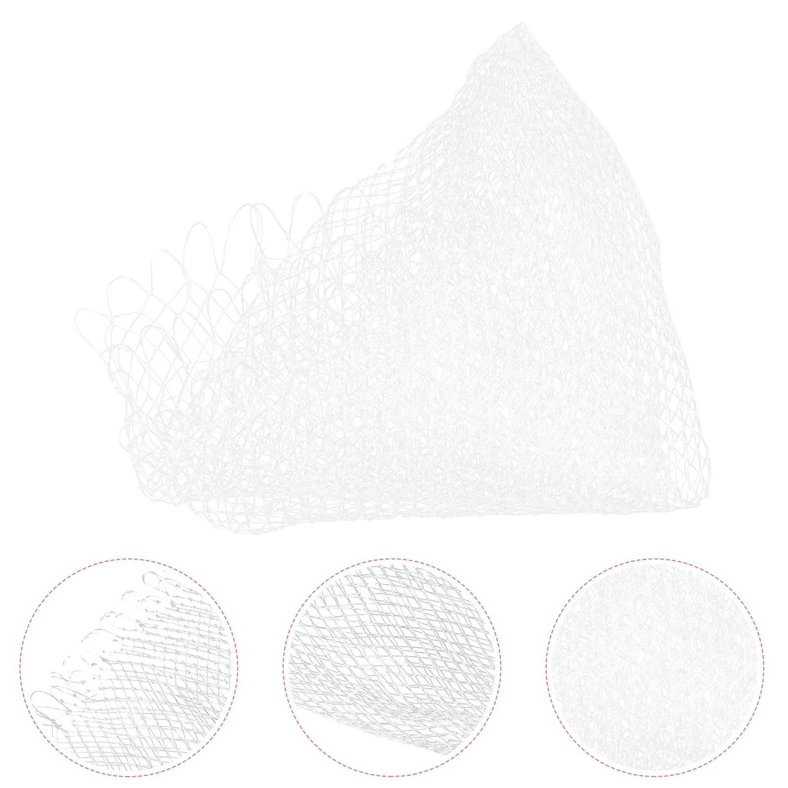 

Nylon Net Hand Woven Mesh Strong Bearing Capacity Suitable All Methods Lightweight Portable Seawater River Boat Fishing