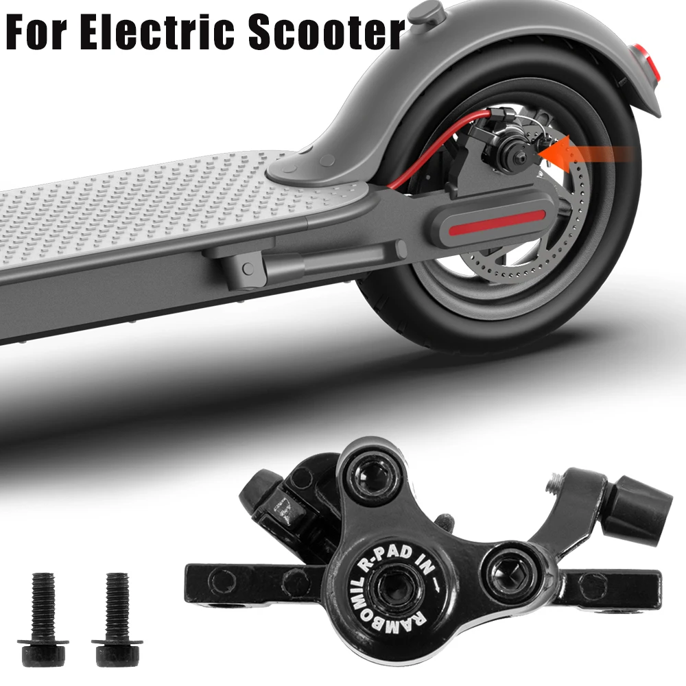 

Суппорт заднего тормоза для электроскутера, универсальный линейный вытяжной дисковый тормоз, твердый алюминиевый сплав, аксессуары для электрического скутера/электровелосипеда
