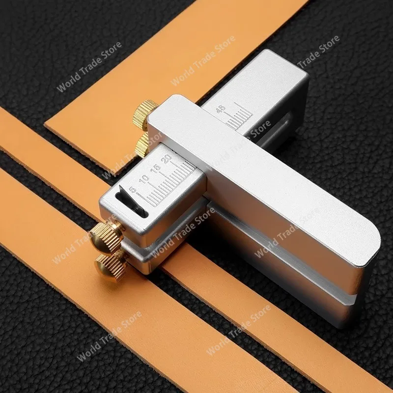 Cutter Aluminum Alloy Sandblasting Oxidation Adjustable Mini Handmade Vegetable Tanned Leather Cutting Tool