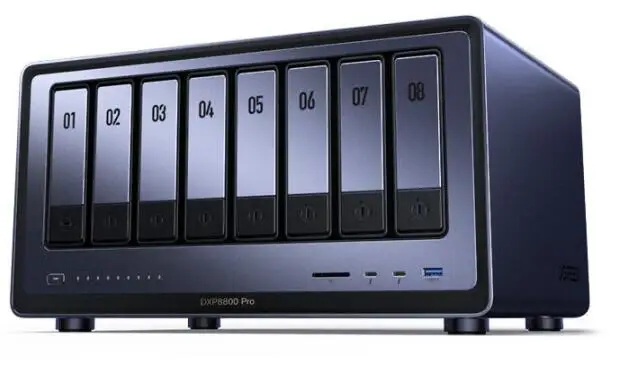 Ugreen DXP8800 Pro 8-Bay  NAS, I7 1255u 10-Core CPU, 8GB DDR5 RAM,  2 * 10GbE, 2 * M.2 NVMe Slots, 8K ,   (Diskless)