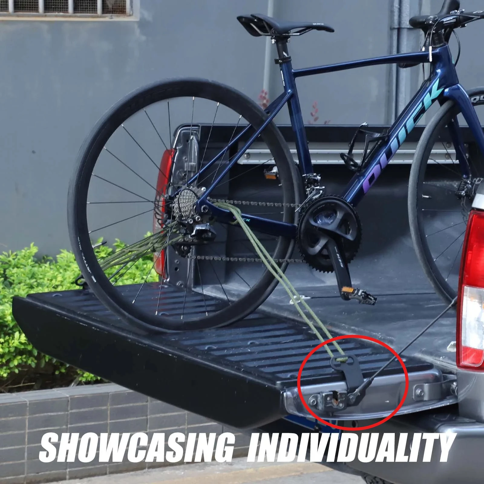 

For Nissan Frontier 2009-2017 Carbon Steel Black Car Tailgate Expansion Anchor Point Fixed Rope Bracket Car Accessories