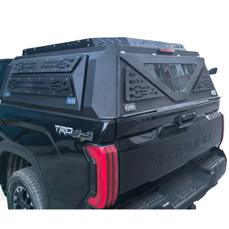 KQX One-Piece Assembly Lockable Waterproof Pickup Hardtop Cover Light Bed Canopy with Hardtop Canopy