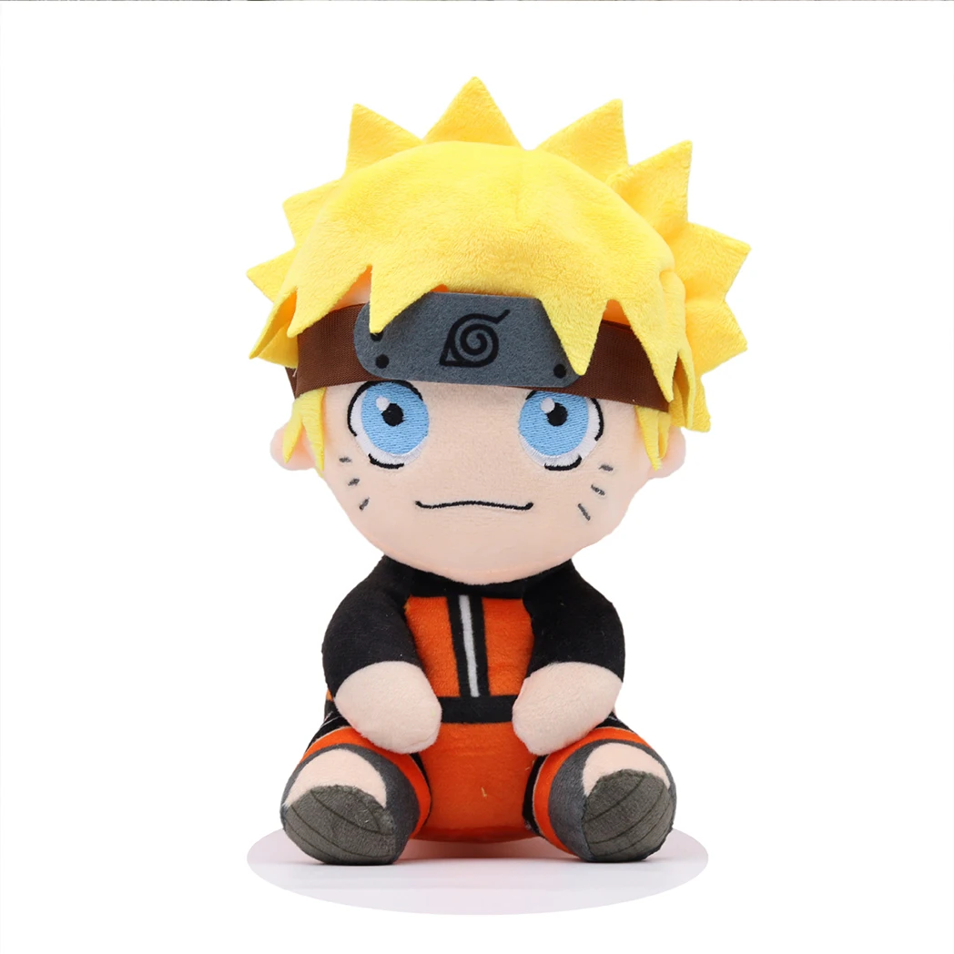 20cm Naruto Plüsch tier japanische klassische Anime Charaktere Naruto Sasuke Kakashi niedliche Handpuppen Kinder geschenke Geburtstags geschenke