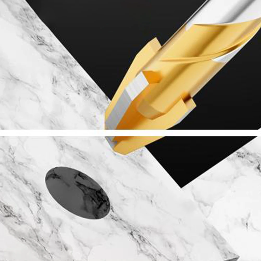 

Efficient Drill Bits 9-Blade Drill Bit For DIY Enthusiasts Comprehensive Size Range DIY Projects Exceptional Penetration