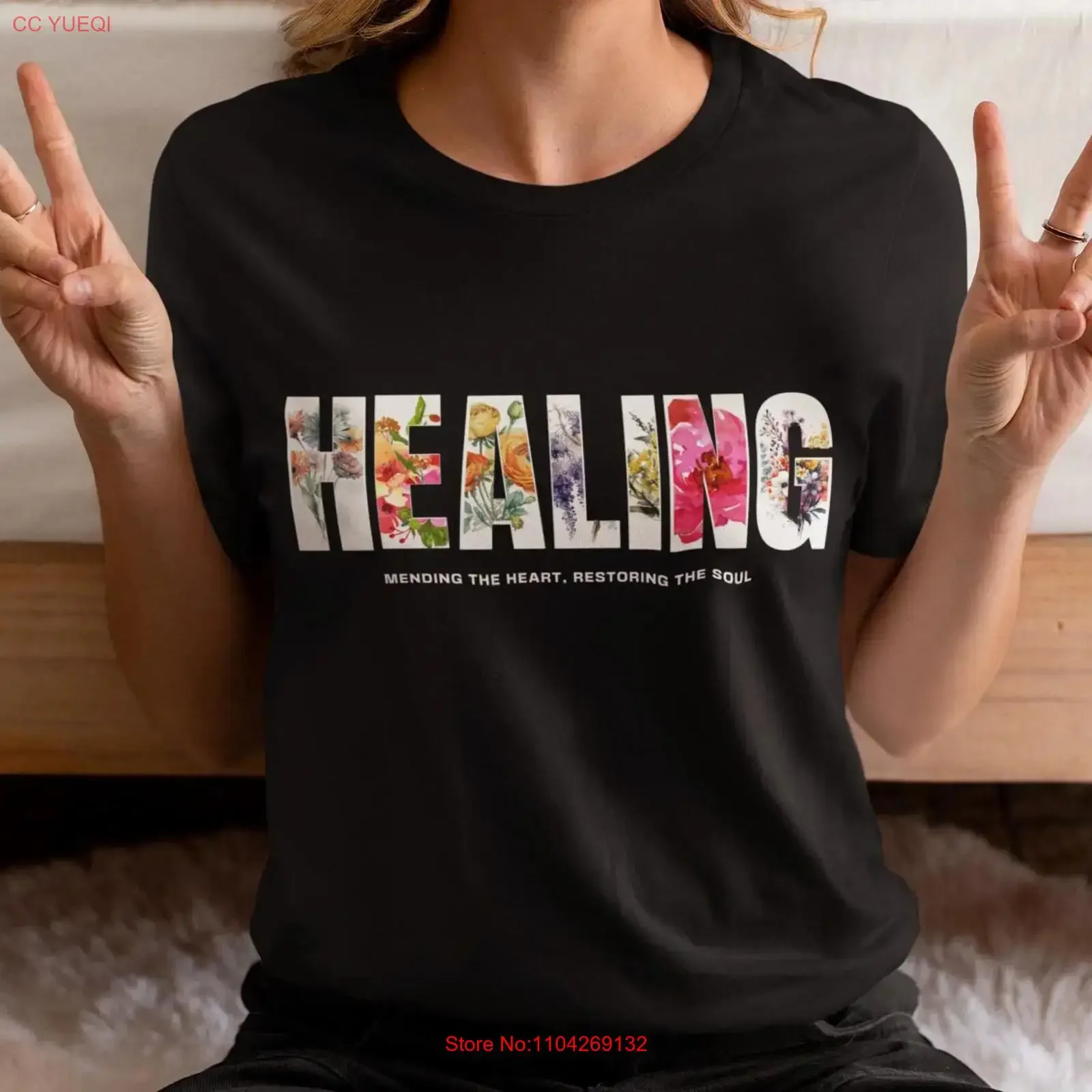 HEALING T shirt Emotional Awareness Clothing Motivational Empathy Apparel Feelings Matter Inspirational vintage Washed graphic