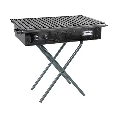 Akt Small Portable Foot Stainless Slotted Grill