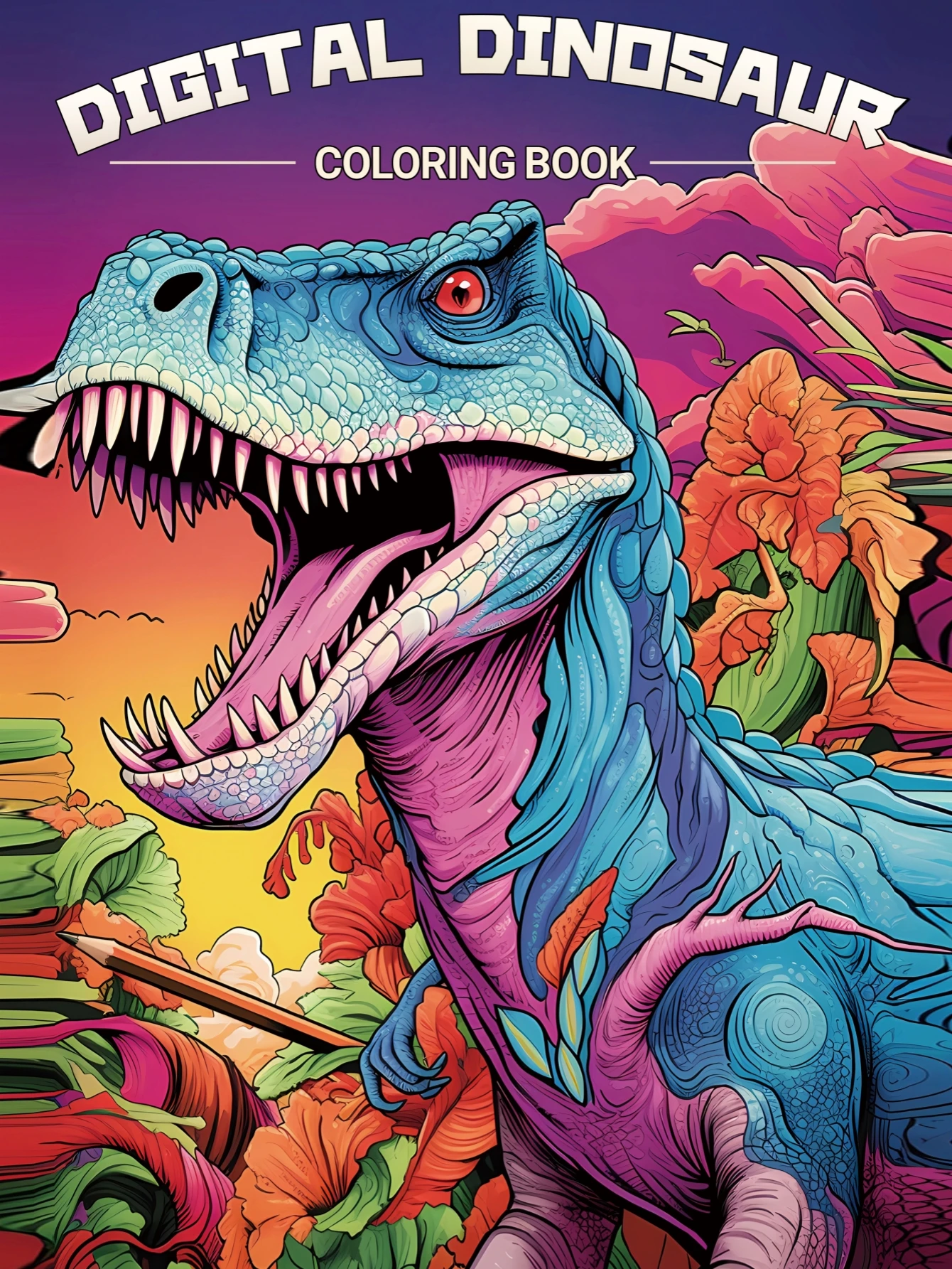 

1Pc Dinosaur Art Coloring Book Original Upgraded Paper Thickened 22 Pages Coloring Books Gift For Holiday Birthday