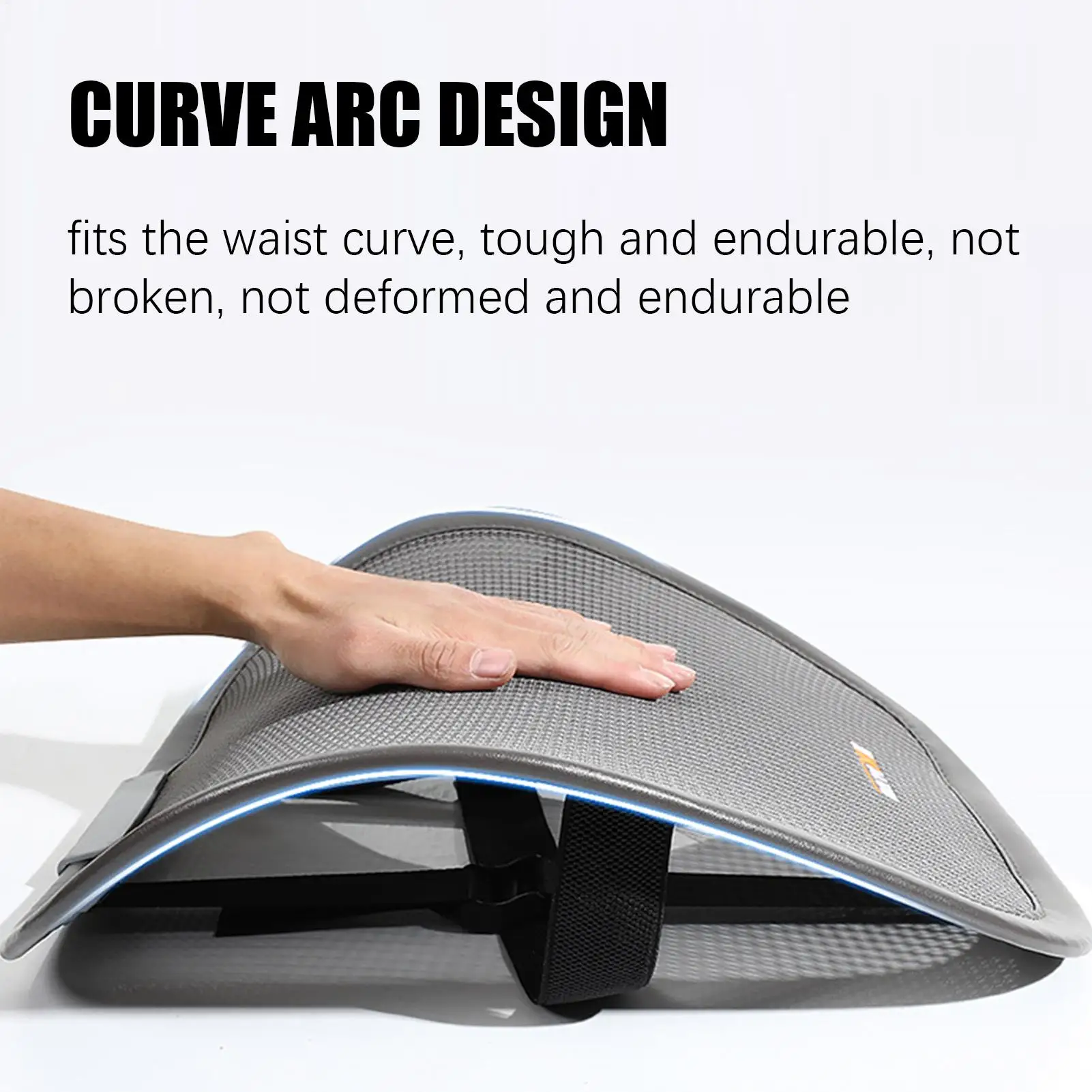 

Lumbar Pillow Memory Foam Seat Pad Back Cushion For Body Rest Long Sitting Driving Travel Car Airplane Office Sleeping Bed