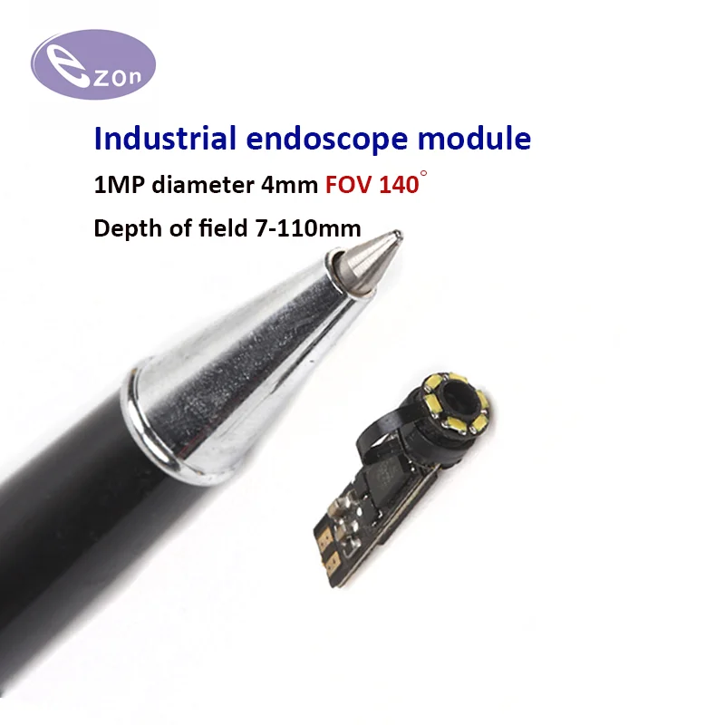 

1MP 4mm endoscope moduleFOV140゜ USB industrial pipeline inspection use EZ-EN40S-S