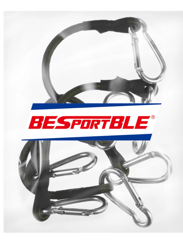 AliExpress Outdoor Elastic Strap Bungee Cord Straps Cords Carabiner Clip Lashing Luggage Tie Duty Heavy Down Ratchet Bike Cargo Rack