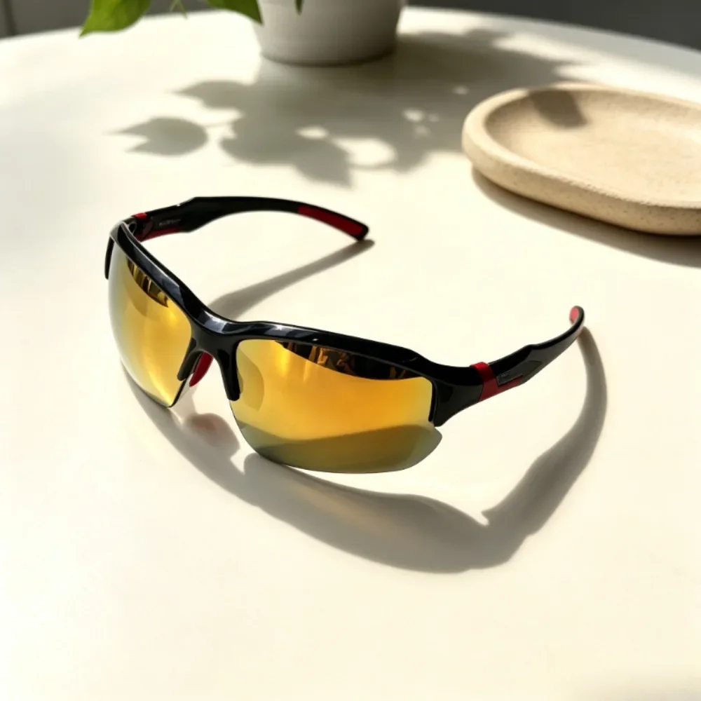 15PCS Outdoor Sports Polarized Sunglasses, Windproof Half-Frame Bicycle and Fishing Glasses, Motorcycle Running and Golf lightweight Wrap Sunglasses in a Variety of Colors, Random Colors Christmas Halloween Gift Recommendation