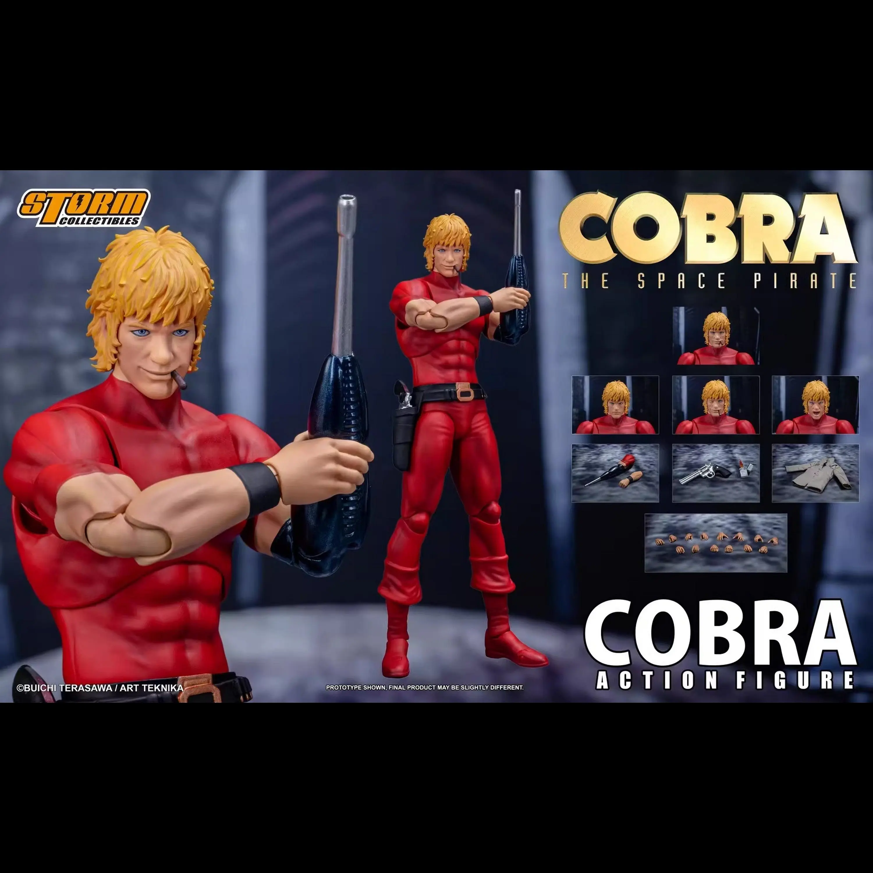 

В наличии 100% оригинальные фигурки Storm Toys ST 1/12 Cobra The Space Pirate, аниме-фигурки, модели из ПВХ, подарок для коллекционеров