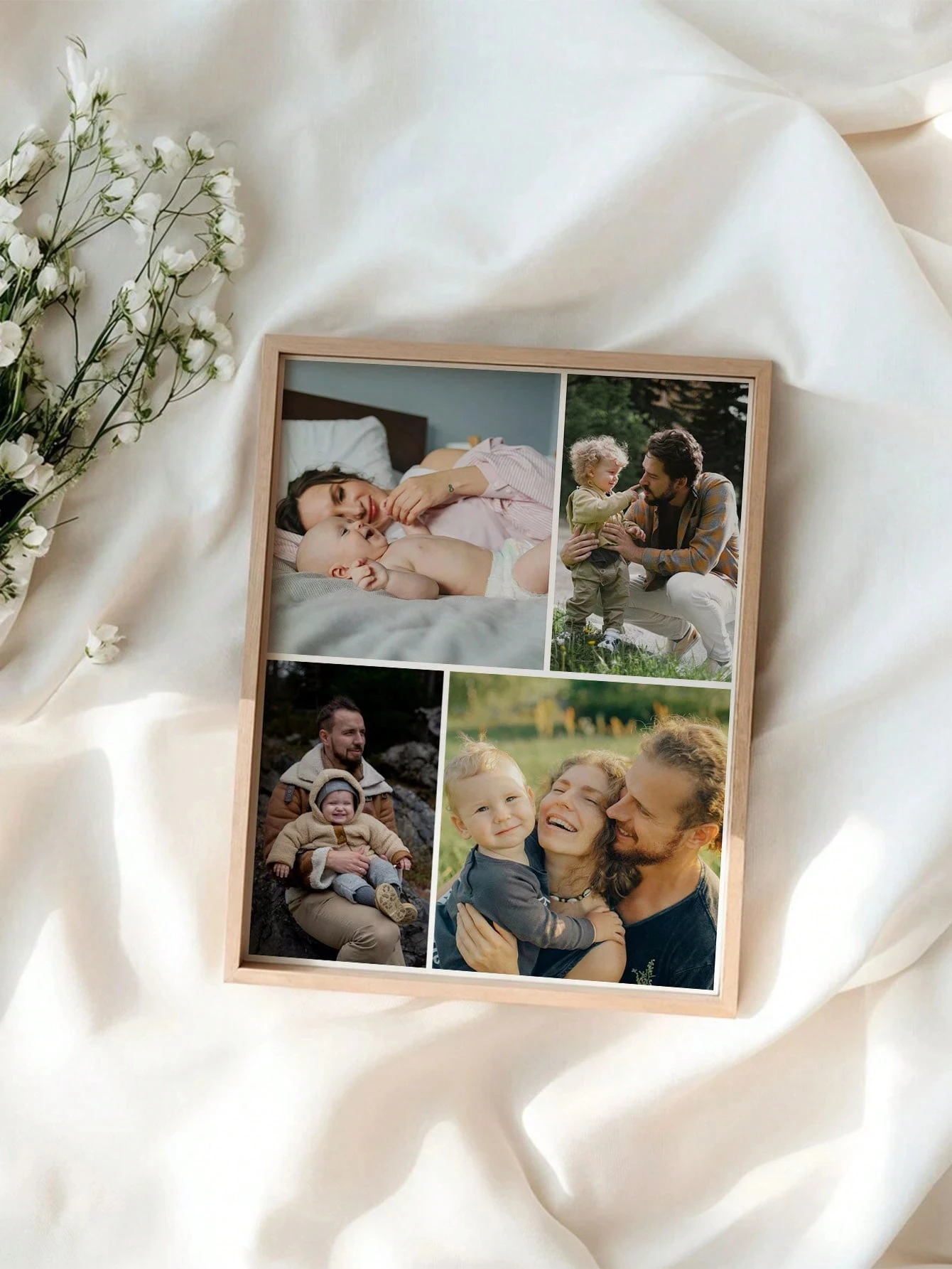 Custom Canvas Print, Can Print Your Photos, 4-Panel Wall Art, Personalized Photo Wall Decor, Custom Gift