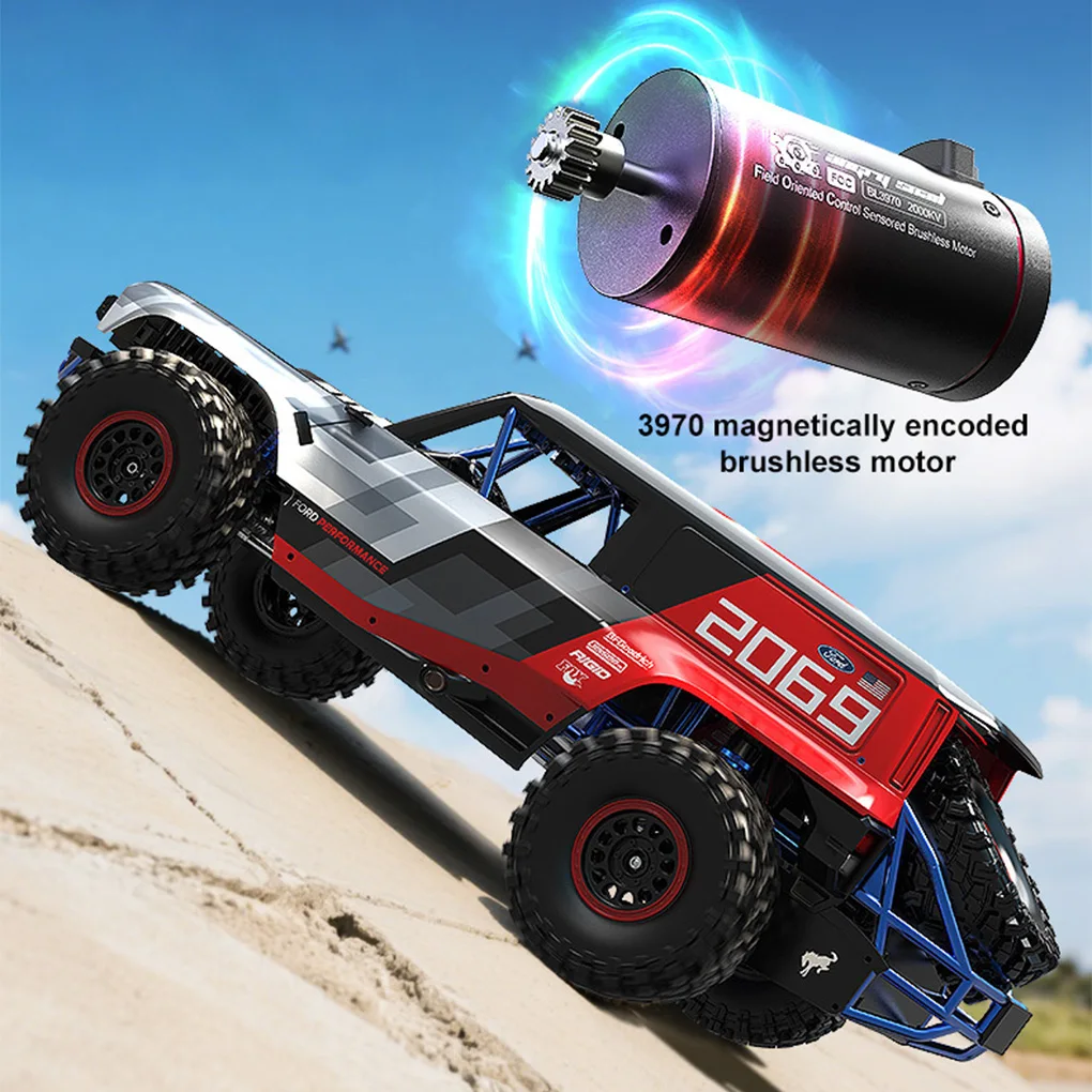 

1/8 MJX H8P RTR Electric Remote Control Car 3S With Sensored 4WD Brushless Motor ESC Monster Off-Road Buggy Boys Toys Model